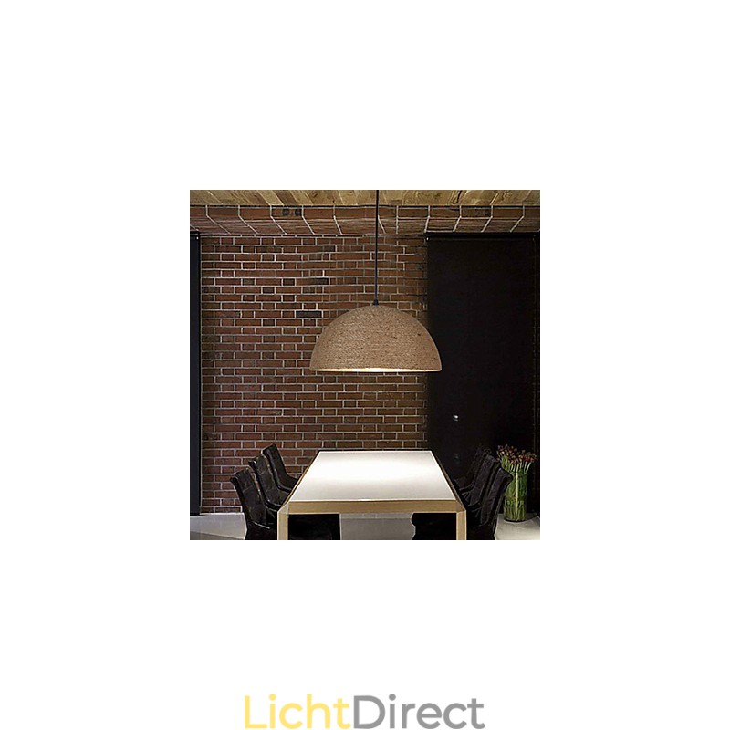 30*Herstel oude manieren Het Noordse idee Halve cirkelvormige schoorsteen Hand henneptouw Hanglamp