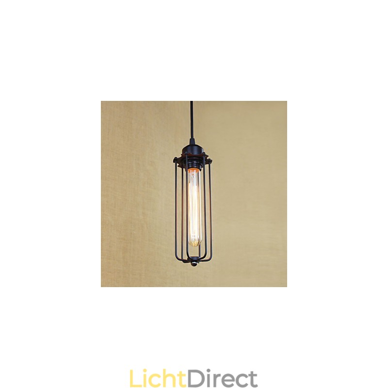 Rustieke smeedijzeren kroonluchterlamp Pastorale fluit