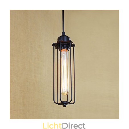 Rustieke smeedijzeren kroonluchterlamp Pastorale fluit