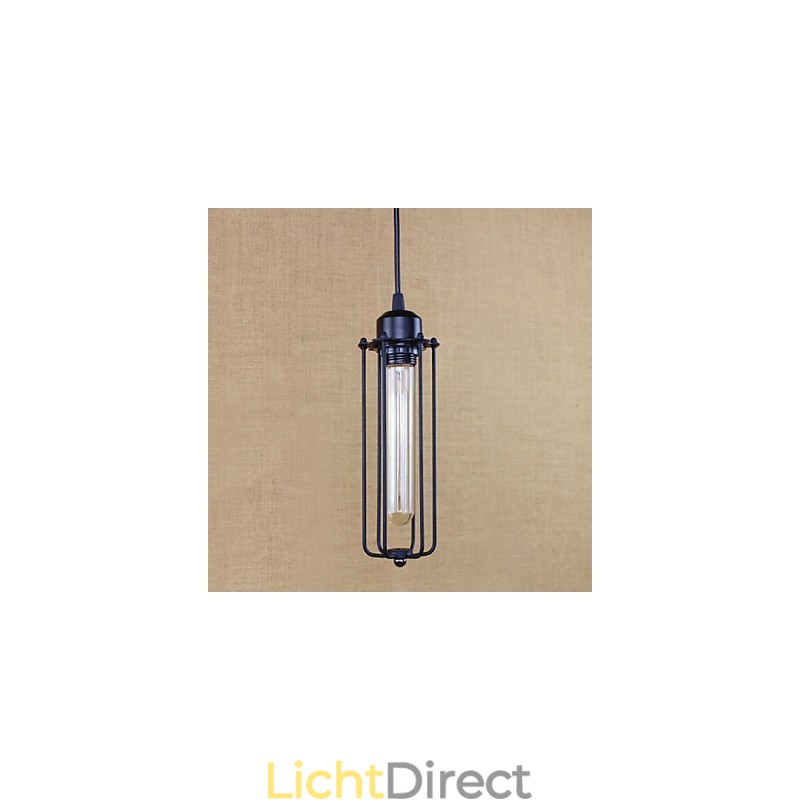 Rustieke smeedijzeren kroonluchterlamp Pastorale fluit