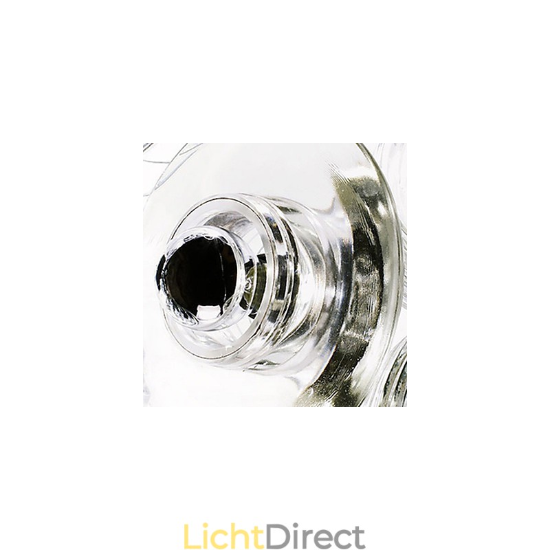 Moderne, eigentijdse glazen hanglamp