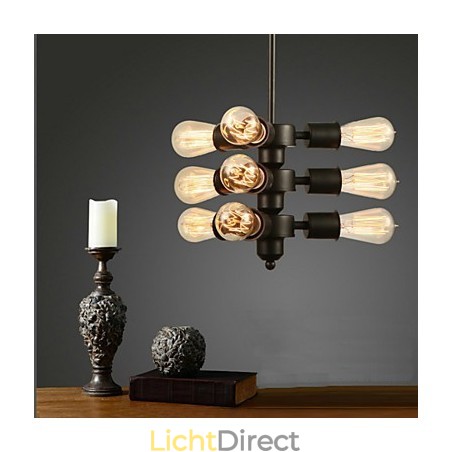 Edison Retro Licht Kroonluchter Edison Retro Licht Kroonluchter
