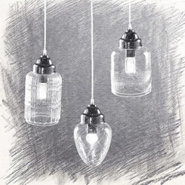 Moderne eigentijdse traditionele klassieke vintage lantaarn landelijke nikkel glazen hanglamp eetkamer