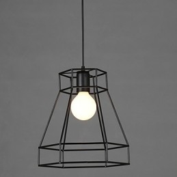 Geometrische lijn diamant smeedijzeren kroonluchter hanglamp moderne eigentijdse