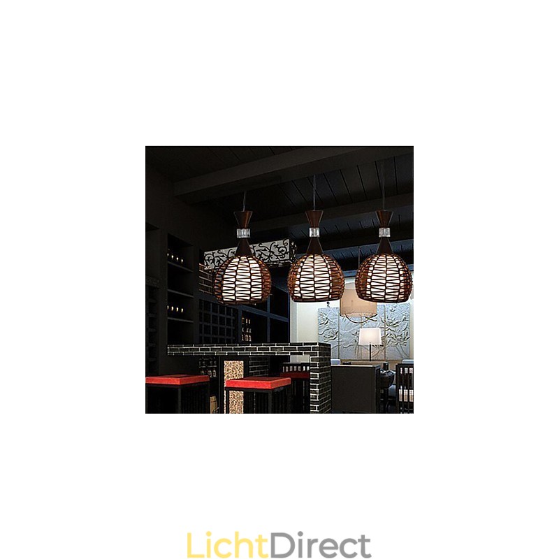 Landelijk Cany Art Weven Klassieke Gecontracteerde Hanglamp Lamp