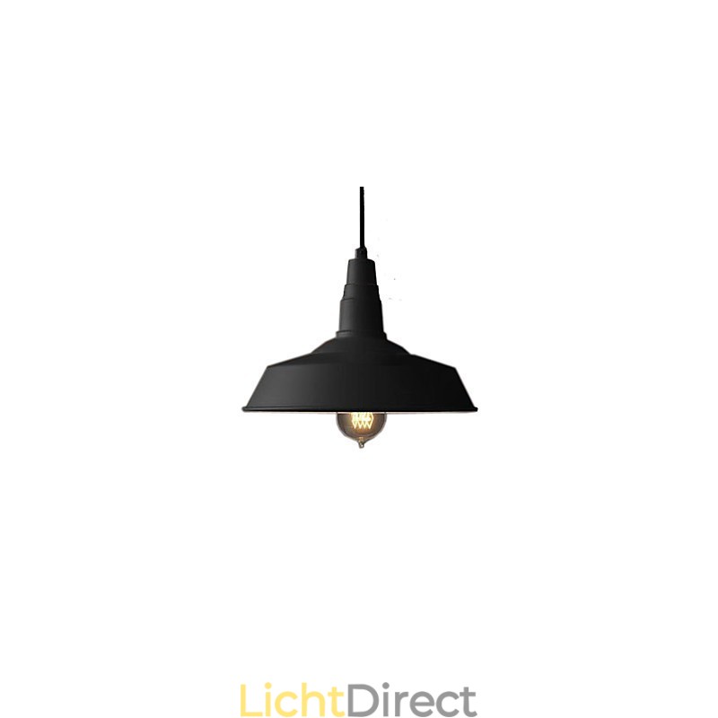 Vintage schilderij metalen hanglamp