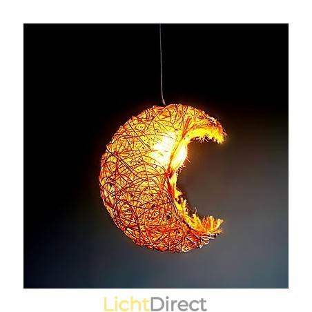 Moderne landelijke Cany Art geweven rotan enkele kop hanglamp Moderne landelijke Cany Art geweven rotan enkele kop hanglamp