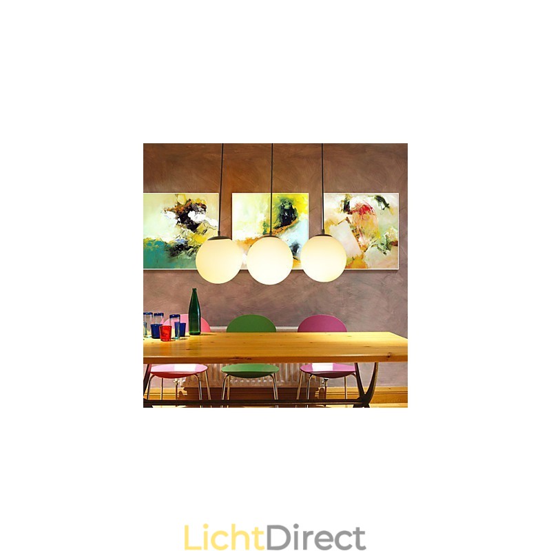 Glazen bol kroonluchter bolvormig licht eenvoudige enkele kop hanglamp lamp verlichting