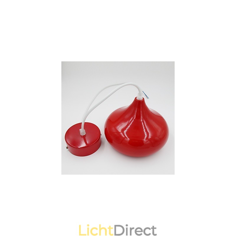 Hanglamp in de vorm van een druppellamp in de vorm van een ui