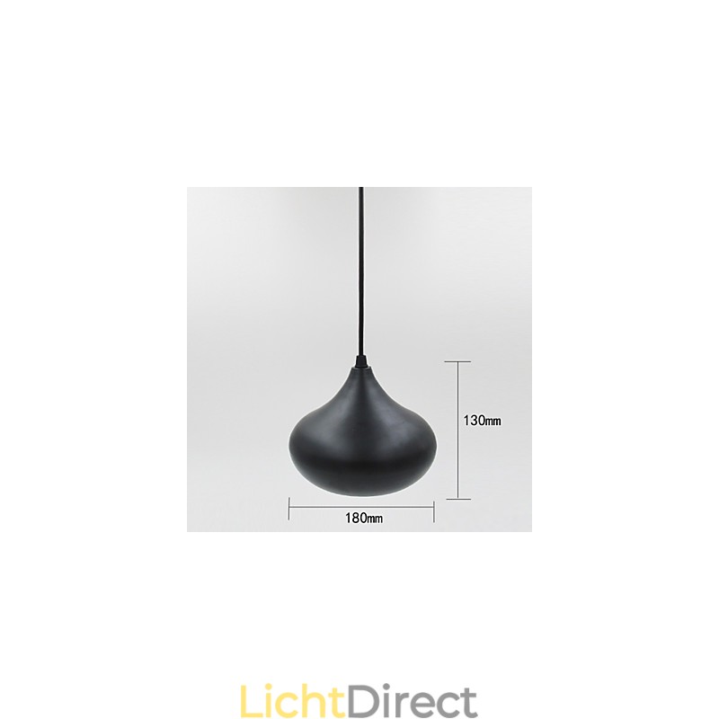 Hanglamp in de vorm van een druppellamp in de vorm van een ui