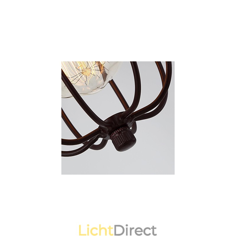 Vintage Mini Stijl Schilderij Metalen Hanglamp