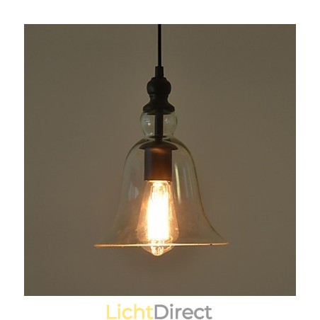 Vintage industriële retro glazen kroonluchter creatieve minimalistische bedlamp heldere kleur Vintage industriële retro glazen kroonluchter creatieve minimalistische bedlamp heldere kleur