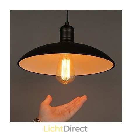 Lampen en lantaarns Kunstrestauratie Enkele kop smeedijzeren vliegende schotel hanglamp Lampen en lantaarns Kunstrestauratie Enkele kop smeedijzeren vliegende schotel hanglamp