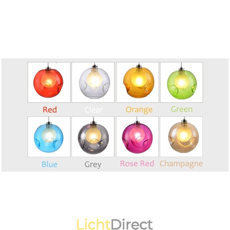 Creatief De Nordic Color Restoring Ancient Ways Goudviskom Glas Creatieve Hanglamp Lamp (Als u meerdere glazen bollen bestelt, wordt er één vaste hanglamp meegeleverd) (Selecteer hieronder de hoeveelheid en kleur van de glazen bol)