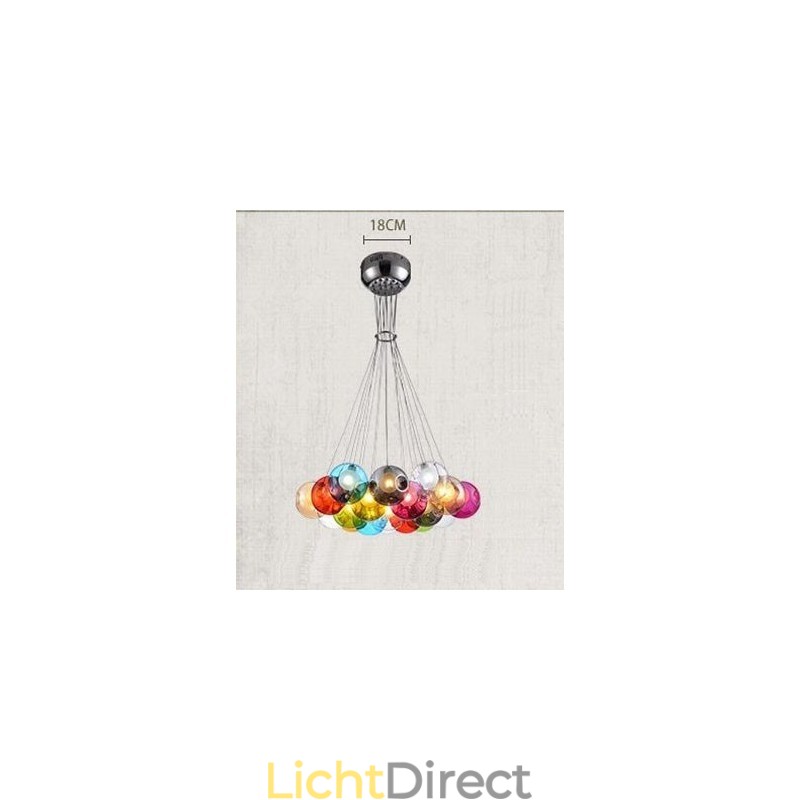Creatief De Nordic Color Restoring Ancient Ways Goudviskom Glas Creatieve Hanglamp Lamp (Als u meerdere glazen bollen bestelt, wordt er één vaste hanglamp meegeleverd) (Selecteer hieronder de hoeveelheid en kleur van de glazen bol)