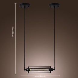 Traditionele klassieke vintage eiland schilderij hanglamp