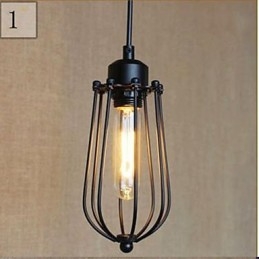 Ruralge smeedijzeren hanglamp