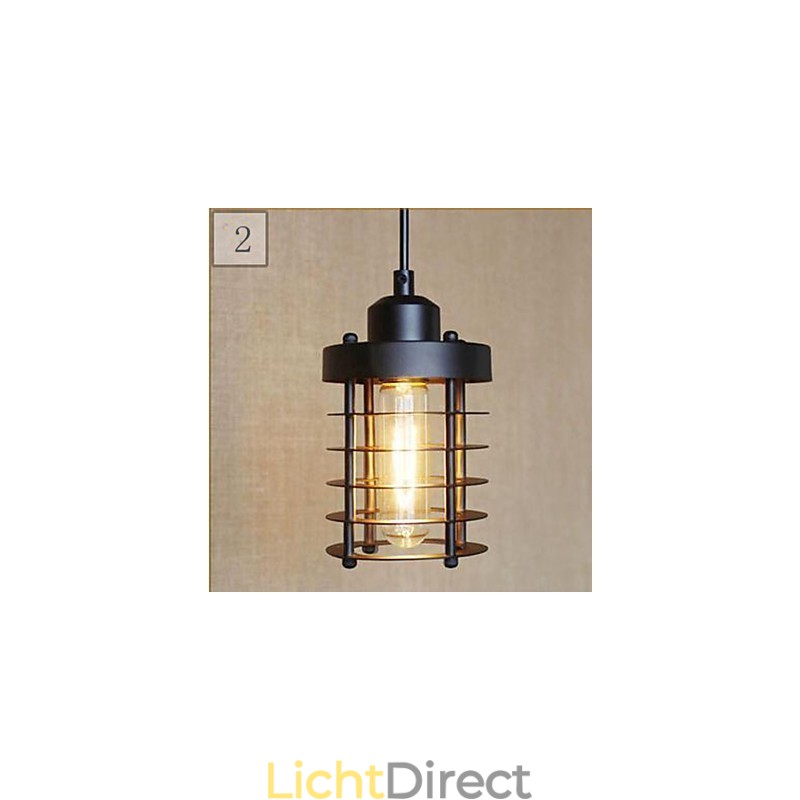 Ruralge smeedijzeren hanglamp