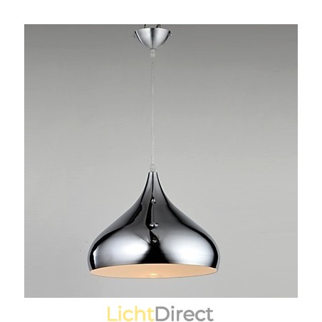 Moderne, eigentijdse mini-stijl chromen metalen hanglamp Moderne, eigentijdse mini-stijl chromen metalen hanglamp