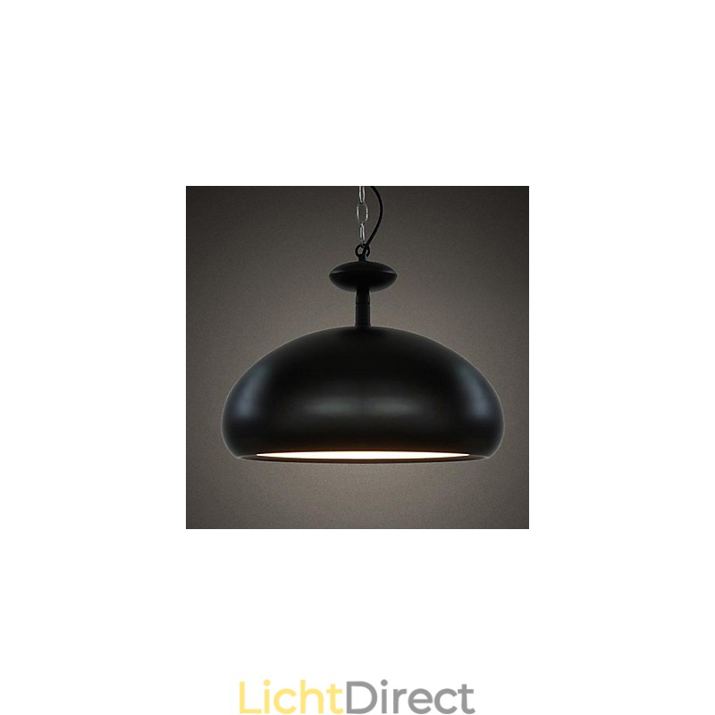 Moderne, eigentijdse retro kom schilderij hanglamp