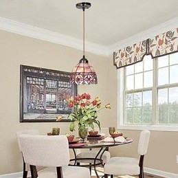 Hanglamp in de vorm van een kom in ministijl