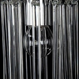 Moderne eigentijdse kristallen chromen metalen hanglamp