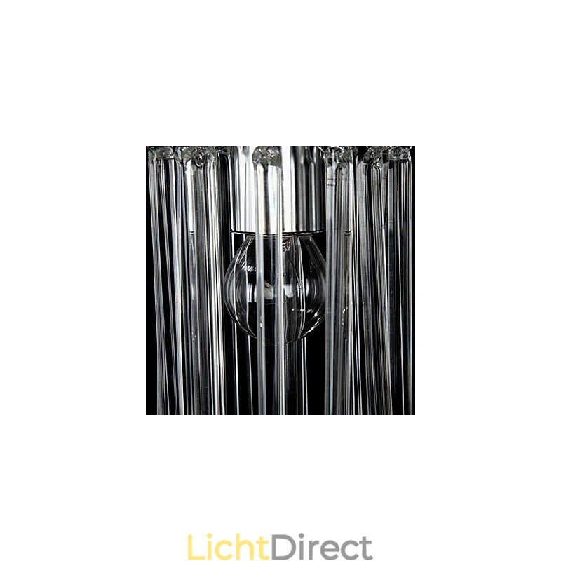 Moderne eigentijdse kristallen chromen metalen hanglamp
