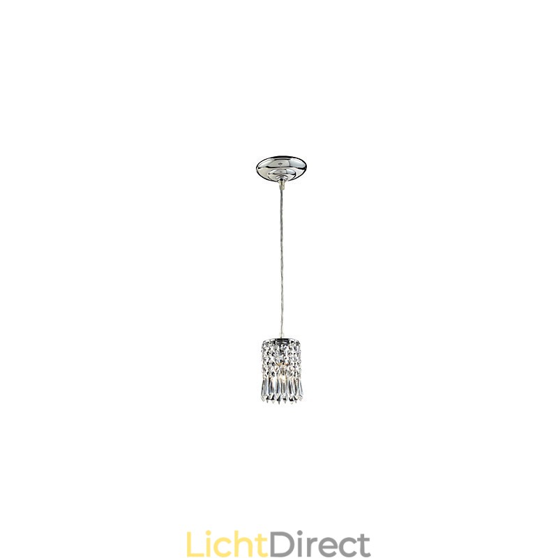 Moderne eigentijdse kristallen mini-stijl gegalvaniseerde hanglamp