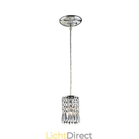 Moderne eigentijdse kristallen mini-stijl gegalvaniseerde hanglamp