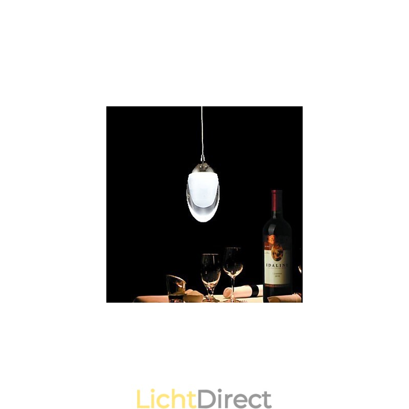 Moderne eigentijdse traditionele klassieke landelijke mini-stijl kroonluchter hanglamp van chroomglas