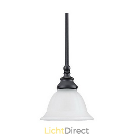 Elegante hanglamp in witte kap