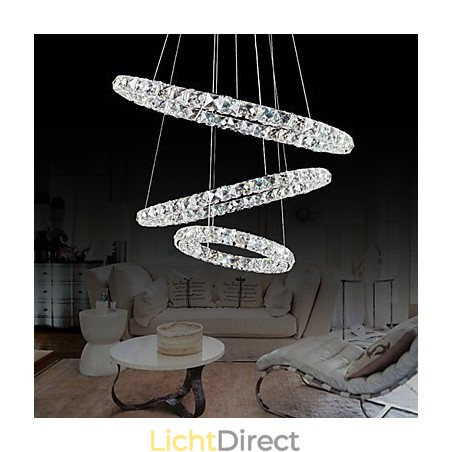 44W moderne eigentijdse kristallen chromen metalen hanglamp 44W moderne eigentijdse kristallen chromen metalen hanglamp