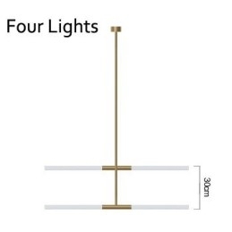 Moderne eigentijdse kroonluchterlamp de lamp decoreren hanglamp