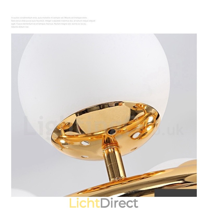 24-lichts moderne eigentijdse kroonluchter met glazen kap