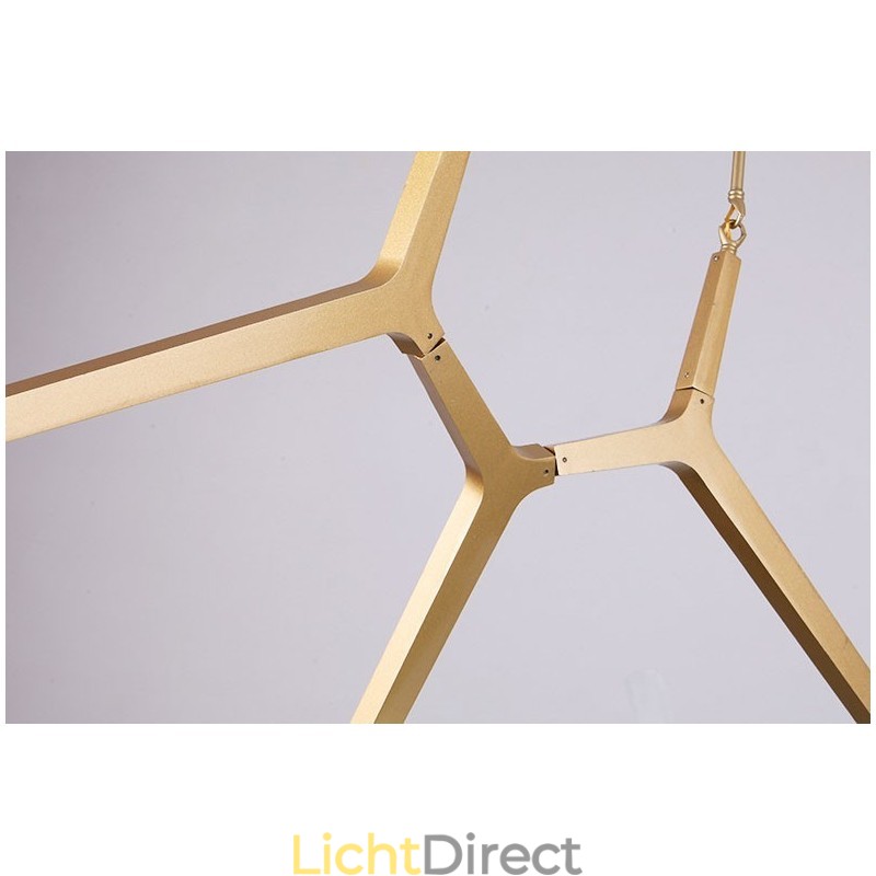12 Lichts Moderne Hedendaagse Kroonluchter Licht (Zwart Goud)