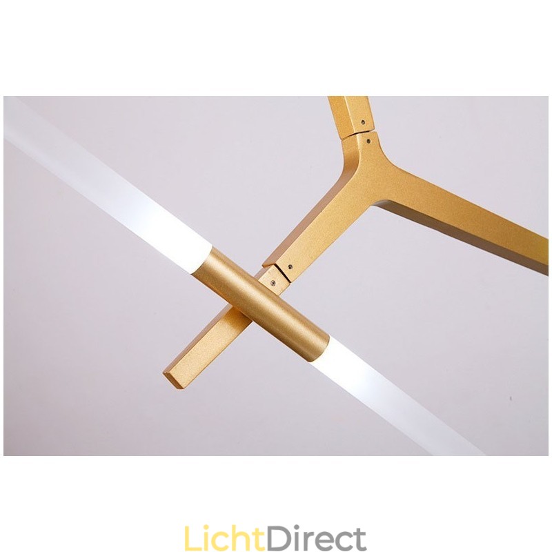 12 Lichts Moderne Hedendaagse Kroonluchter Licht (Zwart Goud)