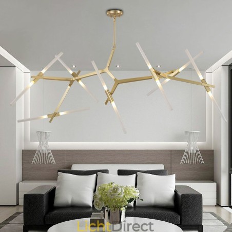 14 Lichts Moderne Hedendaagse Kroonluchter Licht (Zwart Goud) 14 Lichts Moderne Hedendaagse Kroonluchter Licht (Zwart Goud)