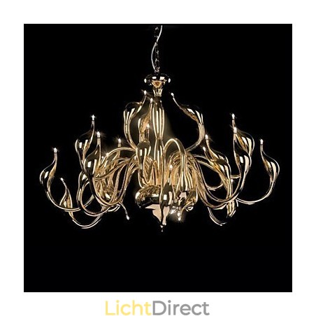 Moderne kroonluchterlamp 24 lampen G4 verguld Moderne kroonluchterlamp 24 lampen G4 verguld