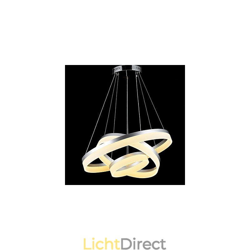 Ronde hanglamp Moderne acryllampen Verlichting Luxe plafondlampen met drie ringen Armaturen