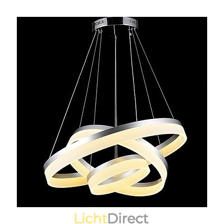 Ronde hanglamp Moderne acryllampen Verlichting Luxe plafondlampen met drie ringen Armaturen
