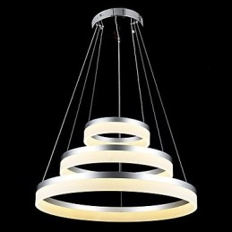Ronde hanglamp Moderne acryllampen Verlichting Luxe plafondlampen met drie ringen Armaturen