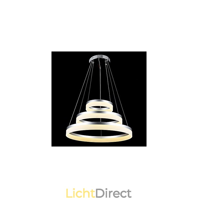 Ronde hanglamp Moderne acryllampen Verlichting Luxe plafondlampen met drie ringen Armaturen