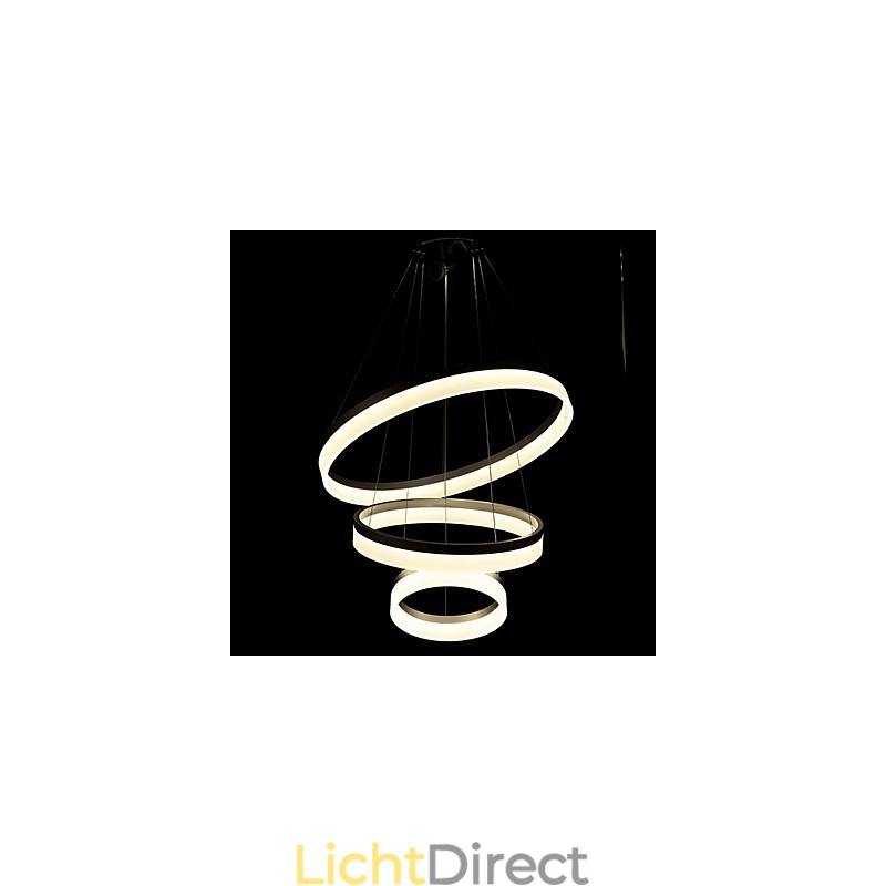 Ronde hanglamp Moderne acryllampen Verlichting Luxe plafondlampen met drie ringen Armaturen