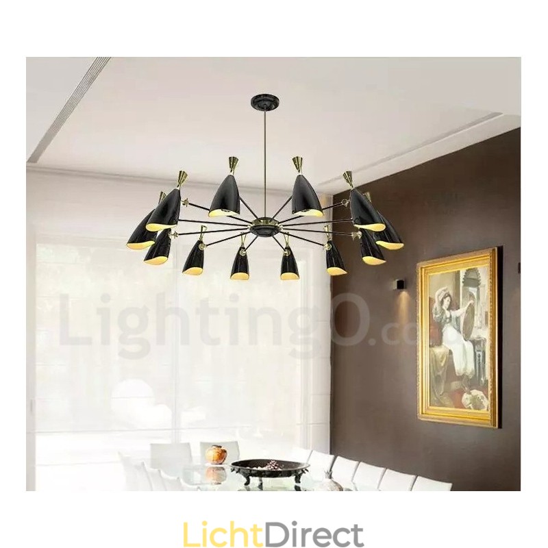 12 Lichts kroonluchter moderne eigentijdse stijl licht