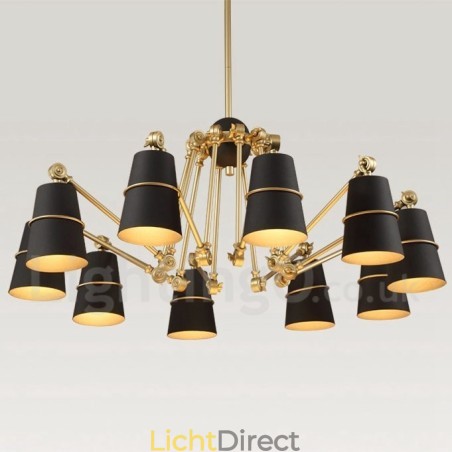 10-lichts kroonluchterlamp met moderne, eigentijdse stijlverlichting 10-lichts kroonluchterlamp met moderne, eigentijdse stijlverlichting
