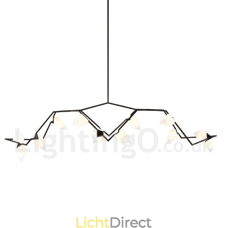 Moderne eigentijdse 8-lichts kroonluchterlamp