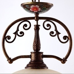 Retro Handgeschilderde Kunst Hanglamp Verlichting Lamp Verlichting