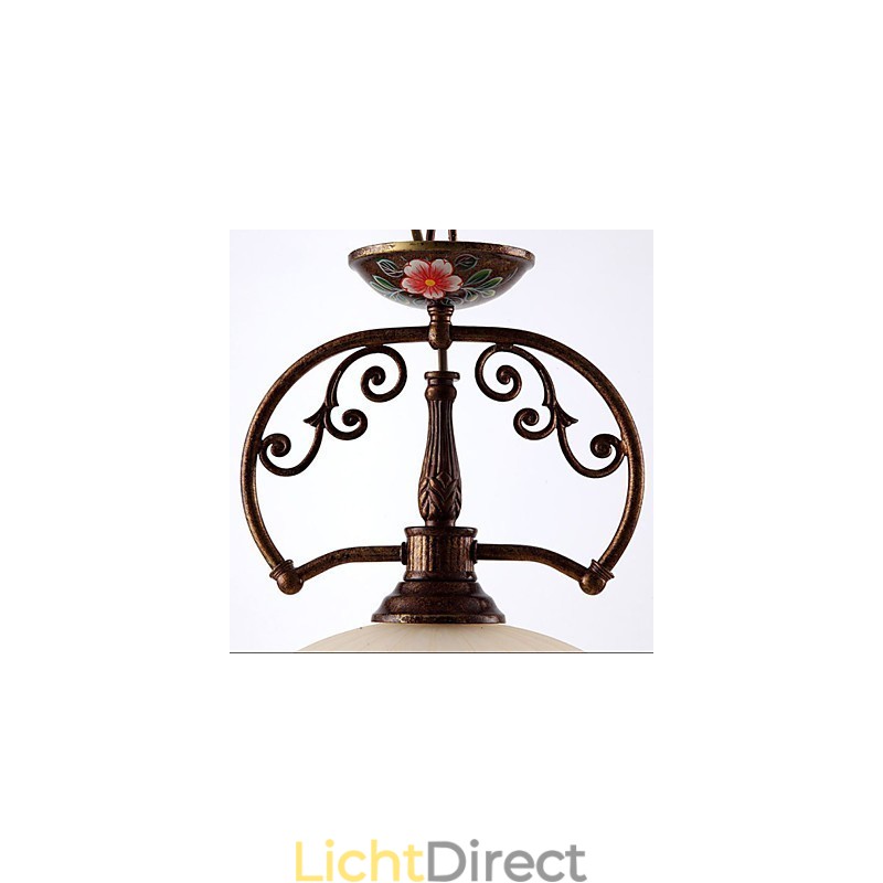 Retro Handgeschilderde Kunst Hanglamp Verlichting Lamp Verlichting