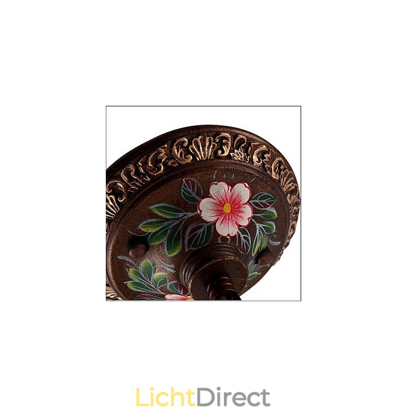 Retro Handgeschilderde Kunst Hanglamp Verlichting Lamp Verlichting