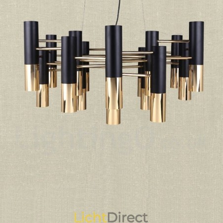 Moderne eigentijdse 19-lichts kroonluchter, enkele laag lamp Moderne eigentijdse 19-lichts kroonluchter, enkele laag lamp